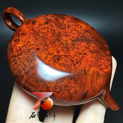印度小葉紫檀瘤疤料【把把壺】9