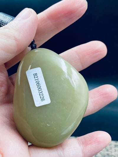 和田玉新疆且末料【元寶福彌勒】4