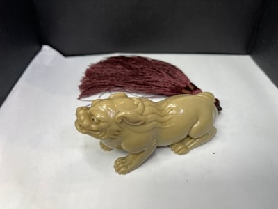 老師傅手工 寮國旗降體手把件【古獸龍龜】7