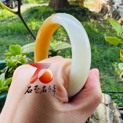 和田玉糖白極品玉鐲｜白度羊脂 油潤天成 附【亞瑟寶石鑑定所】正式鑑定證書7