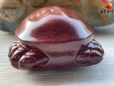 印度小葉紫檀高油密二膘料 湘工手作【八方來財】4