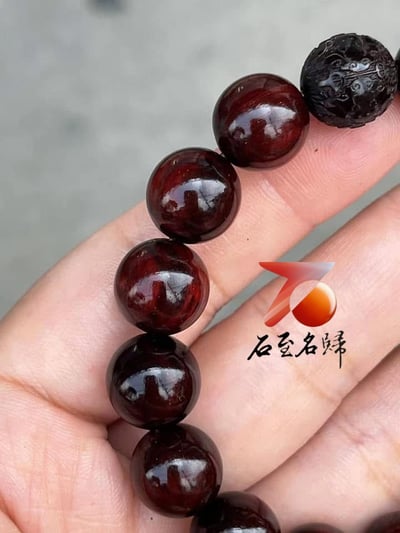 天然 印度小葉紫檀玻璃底老料 高油高密12mm手珠【福在眼前款/素珠款】5