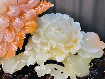 阿富汗紅花冰玉【富貴吉祥】4