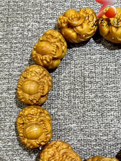 崖柏木瑞獸25mm手珠【有求必應】2