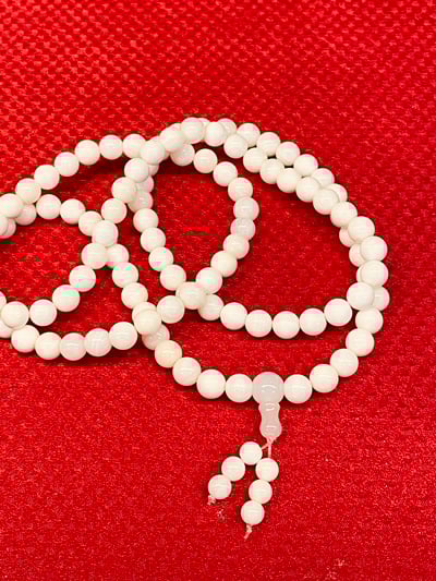 純天然 【硨磲圓珠手串108顆】6