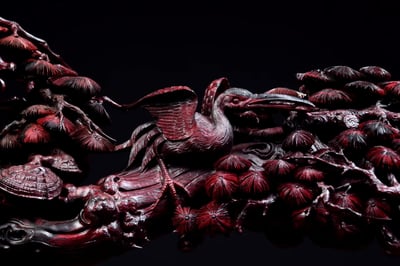 印度小葉紫檀雅器集【松鶴延年】3