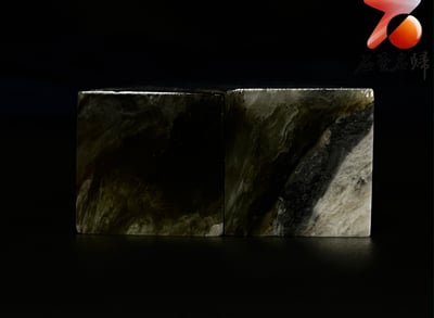 壽山高山石【一路（鹿）發】對章套組 附檢驗證書5