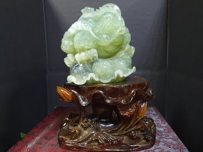 岫玉系列【招財金蟾】2