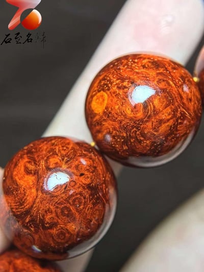 印度小葉紫檀20mm×12顆爆滿瘤疤+金星【道】6