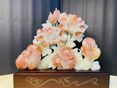 阿富汗紅花冰玉【花開富貴】1