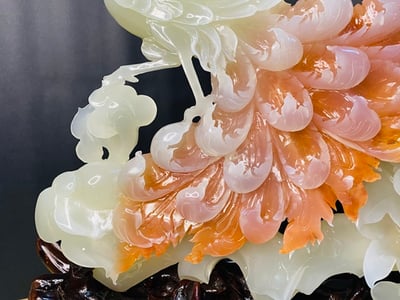 阿富汗紅花冰玉【富貴吉祥】5