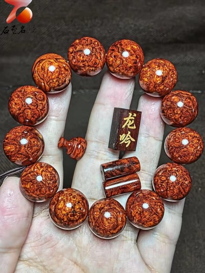 印度小葉紫檀18mm×13顆 【龍吟】1