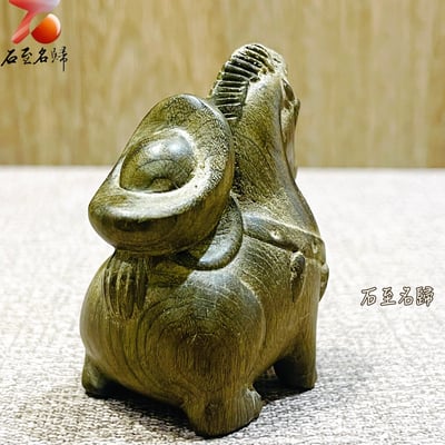 天然金絲楠木小葉楨楠｜嚴選烏木老料（陰沉綠料）【福駒載寶】3