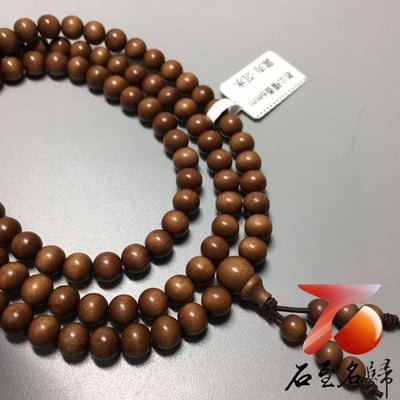 印度邁索爾正區 頂級老山檀香 6mm×108顆4