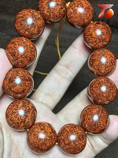 印度小葉紫檀 頂級泥料爆滿葡萄纓子瘤疤【臻】7