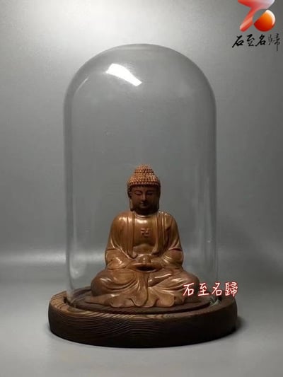 天然野生 印度邁索爾老山檀香 頂級黑肉沉水去心二膘料【阿彌陀佛】3