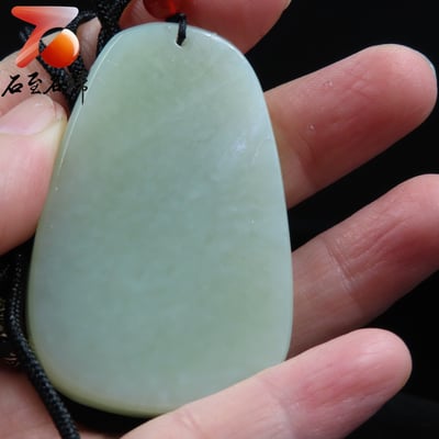 和田玉且末料【觀音玉牌】5