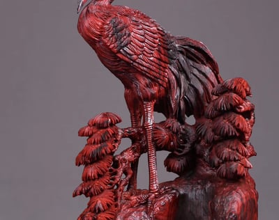 印度小葉紫檀【松鶴延年】4