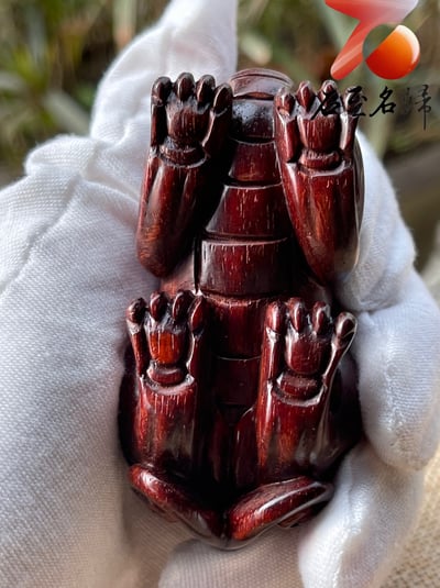 印度小葉紫檀高油密二膘料 湘工手作【漢代貔貅】3