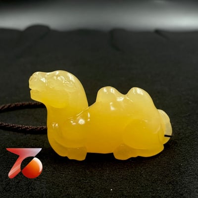 金凍石金水凍精品【金駝載福・穩步致遠】5