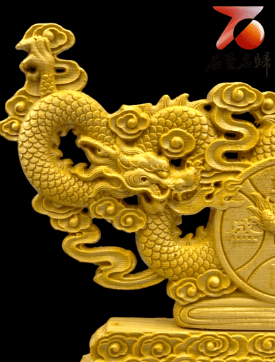 黃楊木精雕＋尚比亞紫檀底座作品 【乾隆盛世】附精美收藏禮盒4