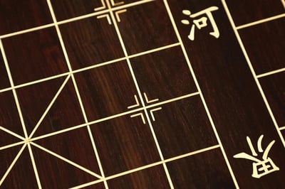 寮國大紅酸枝【文人空間／象棋盤】+精美象棋組7