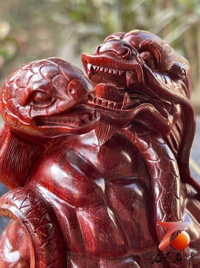 印度小葉紫檀高油密二膘材質 湘工手作【四大神獸】10