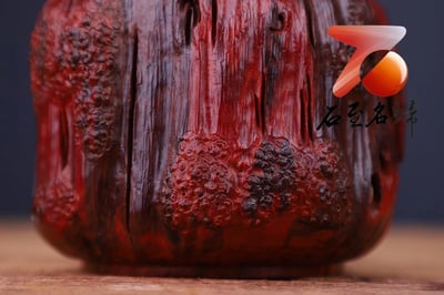 印度小葉紫檀【長壽松 大茶葉罐】6