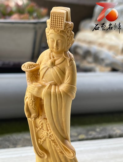 台灣現貨 實體店鋪 雲南大葉黃楊木【如意媽祖】3