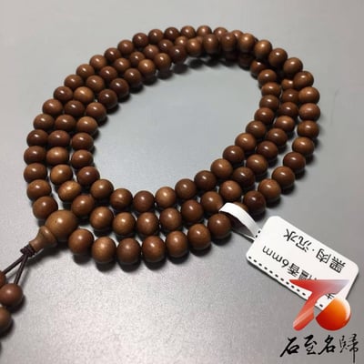 印度邁索爾正區 頂級老山檀香 6mm×108顆2
