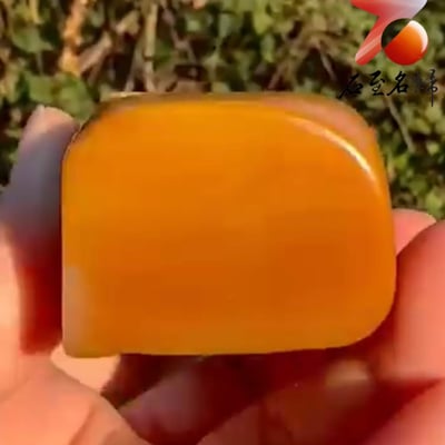 特色精品 老撾田黃印章【龍鳳呈祥】6