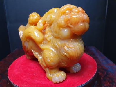 極品重器 寮國北部田黃系列【天祿貔貅】3