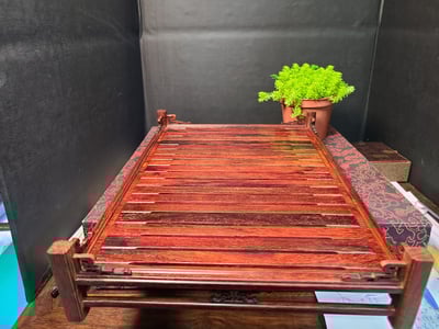 印度小葉紫檀榫卯結構製作【乾泡臺／茶杯架】4