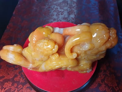 極品重器 寮國北部田黃系列【天祿貔貅】8