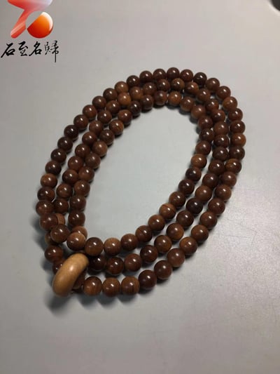 頂級高貨 正宗印度老山檀香 虎皮紋爆黑肉沉水1