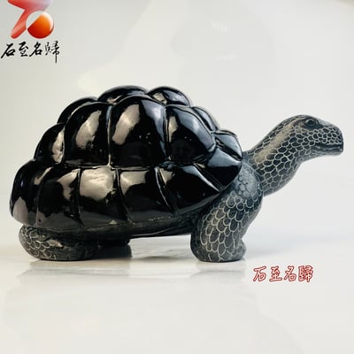 丹東石純手工雕烏龜 張國民雕刻家作品【重量級鎮宅象龜】5