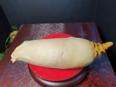 田黃石收藏品 風水擺件 寮國田黃石【玉米】6