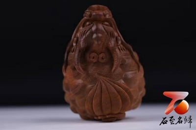 印度老山檀香全手工 湖南湘工大師雕刻【龍龜】6