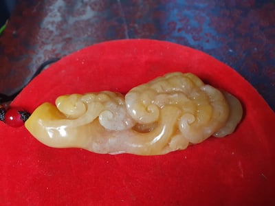 壽山石系列【靈芝】手把件4