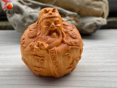 崖柏木雕件【福祿壽】3