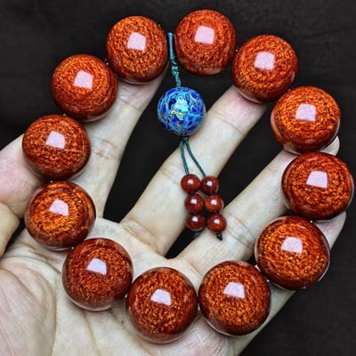 印度小葉紫檀20mm手珠【龍鱗精品】1