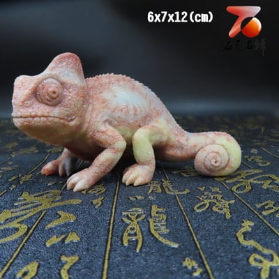 壽山石系列 變色龍與蜥蜴(吸億)4