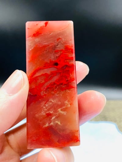 瓜瓢紅-六面平雞血大紅袍6