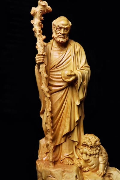 小葉黃楊木【達摩祖師】6