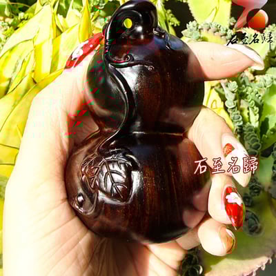 天然 印度小葉紫檀高油密帶金星樹心料 湘工手作【真龍納瑞．福祿在握】4