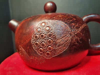 印度小葉紫檀【西施壺-蝶戀花】1