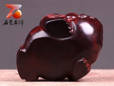 印度小葉紫檀【金蟾】5