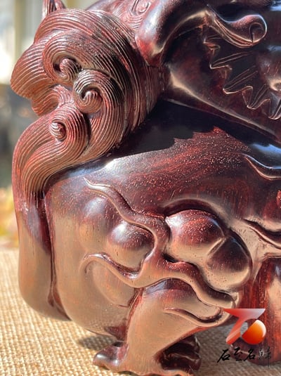 印度小葉紫檀 高油密料【招財貔貅】6