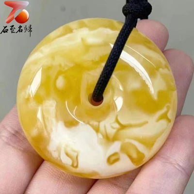 精品花蠟 【平安扣】5