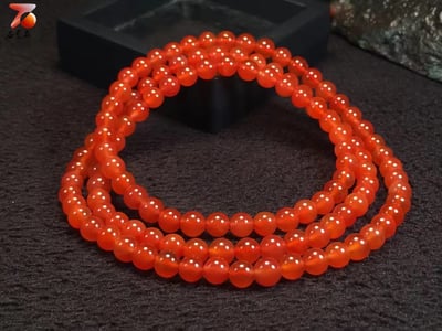 高端冰紅女神款 臻品雲南保山冰紅長鏈6mm手珠4